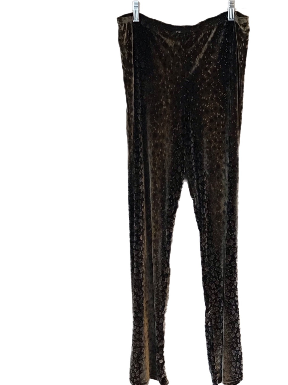 No Boundaries Black Velvet Textured Leggings